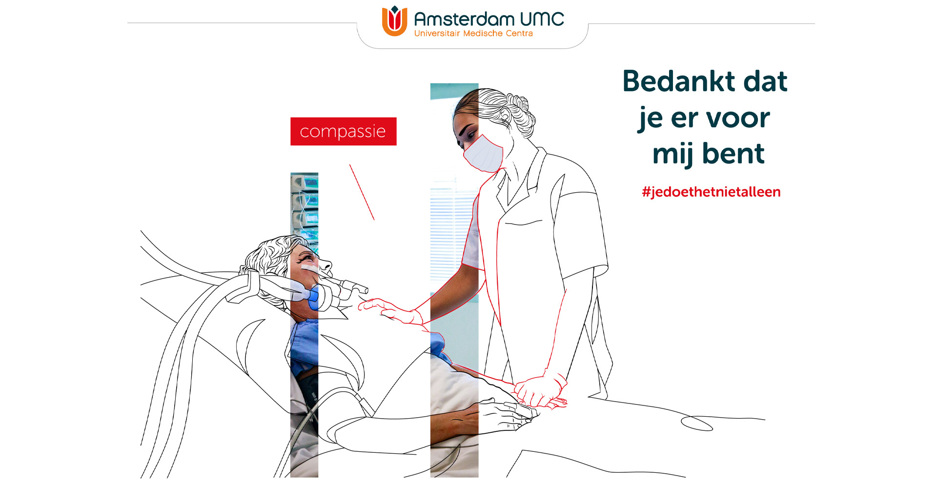 Amsterdam UMC Covid campagne compassie